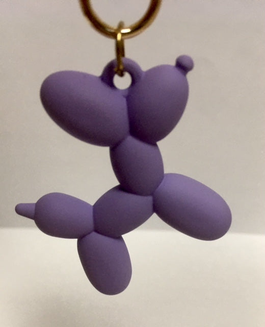 Balloon Dog Keychain - Matte Lavender