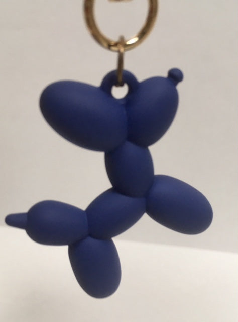 Balloon Dog Keychain - Matte Ultramarine Blue
